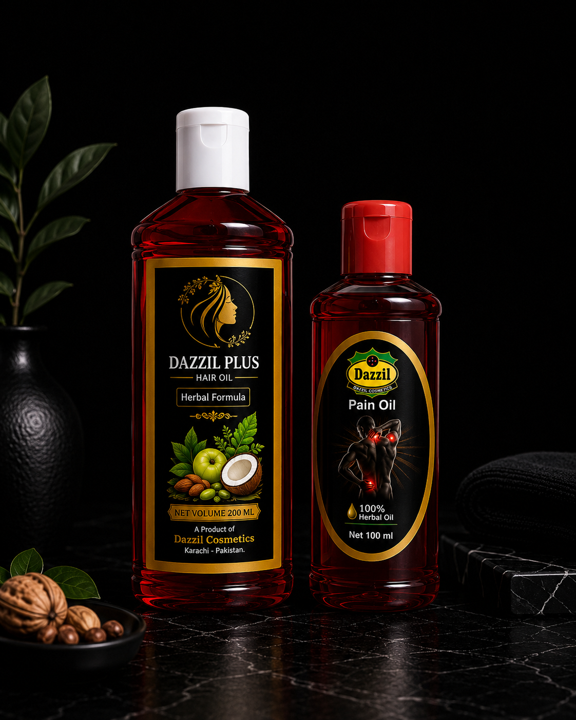 Exclusive 2 Bottle Deal 1 Hair Oil & 1 pain Oil